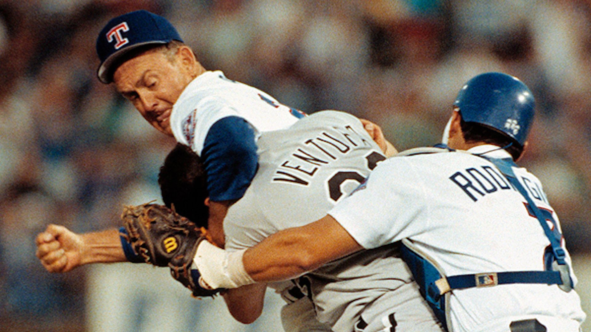 Nolan Ryan and Robin Ventura