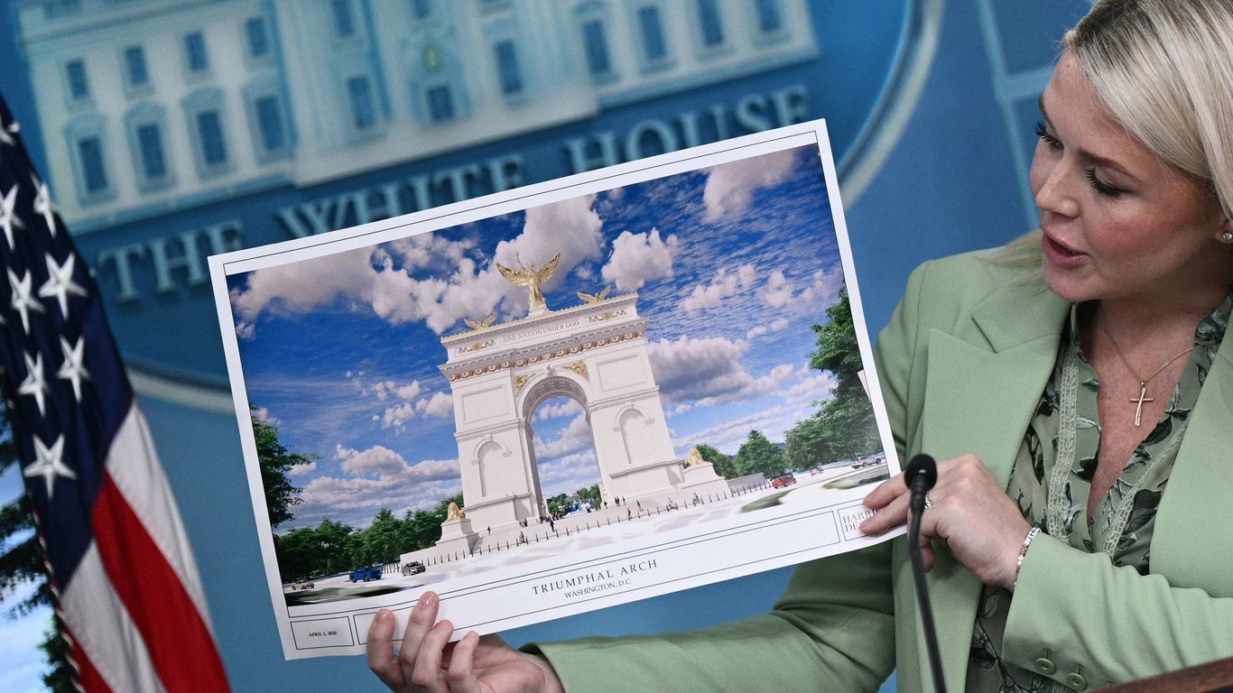 D.C., Virginia sue to block Trump's 250-foot arch