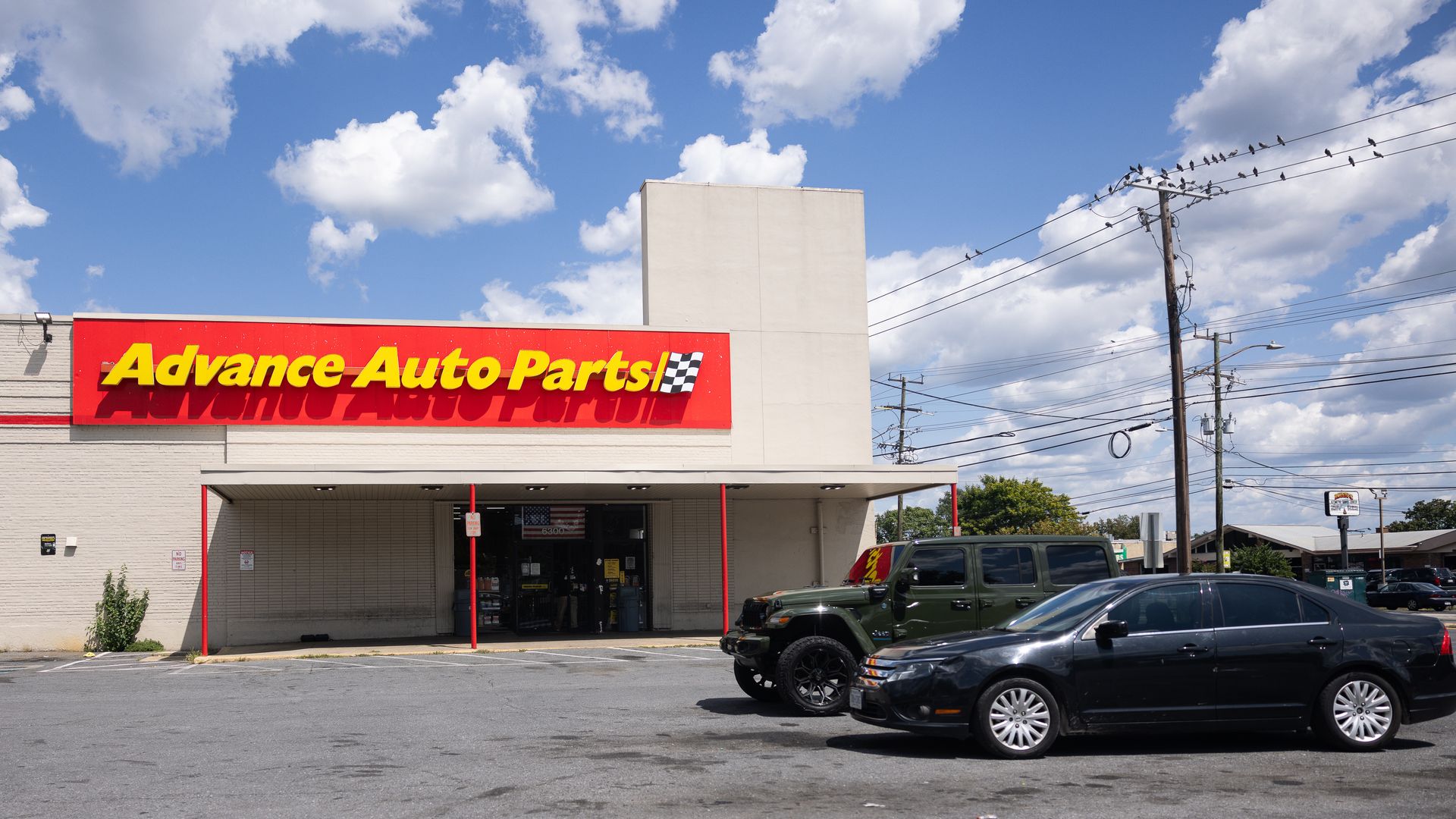 WASHINGTON, DC - AUGUST 22: An Advance Auto Parts location is seen on August 22, 2024 in Takoma Park, Maryland. Advance Auto Parts has announced the sale of its Worldpac subsidiary to the Carlyle Group for $1.5 billion in cash, as part of its continued efforts to streamline operations. (Photo by Tie