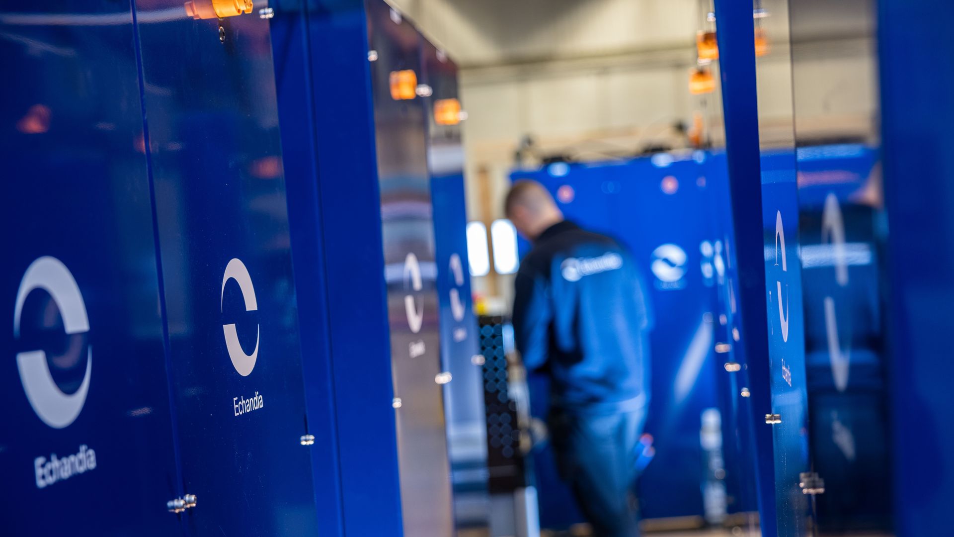 Interior of a marine vessel using Echandia battery technology.
