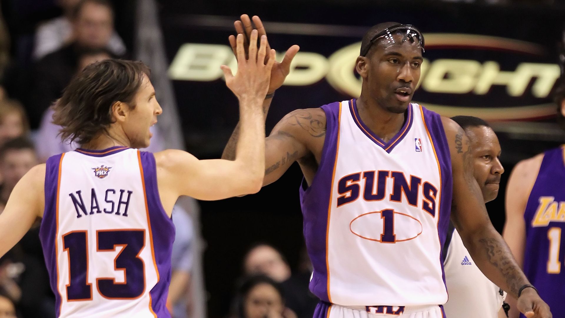 Steve Nash and Amar'e Stoudemire