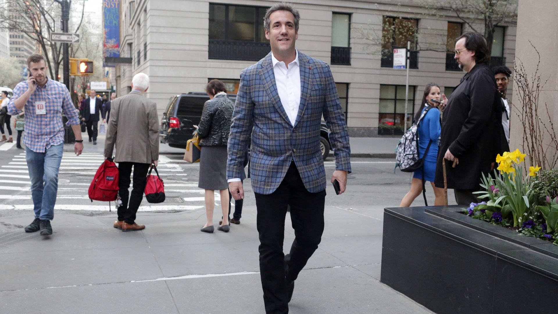 Michael Cohen walking