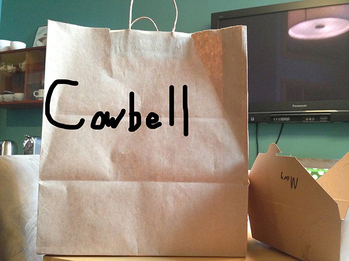Cowbell takeout bag charlotte