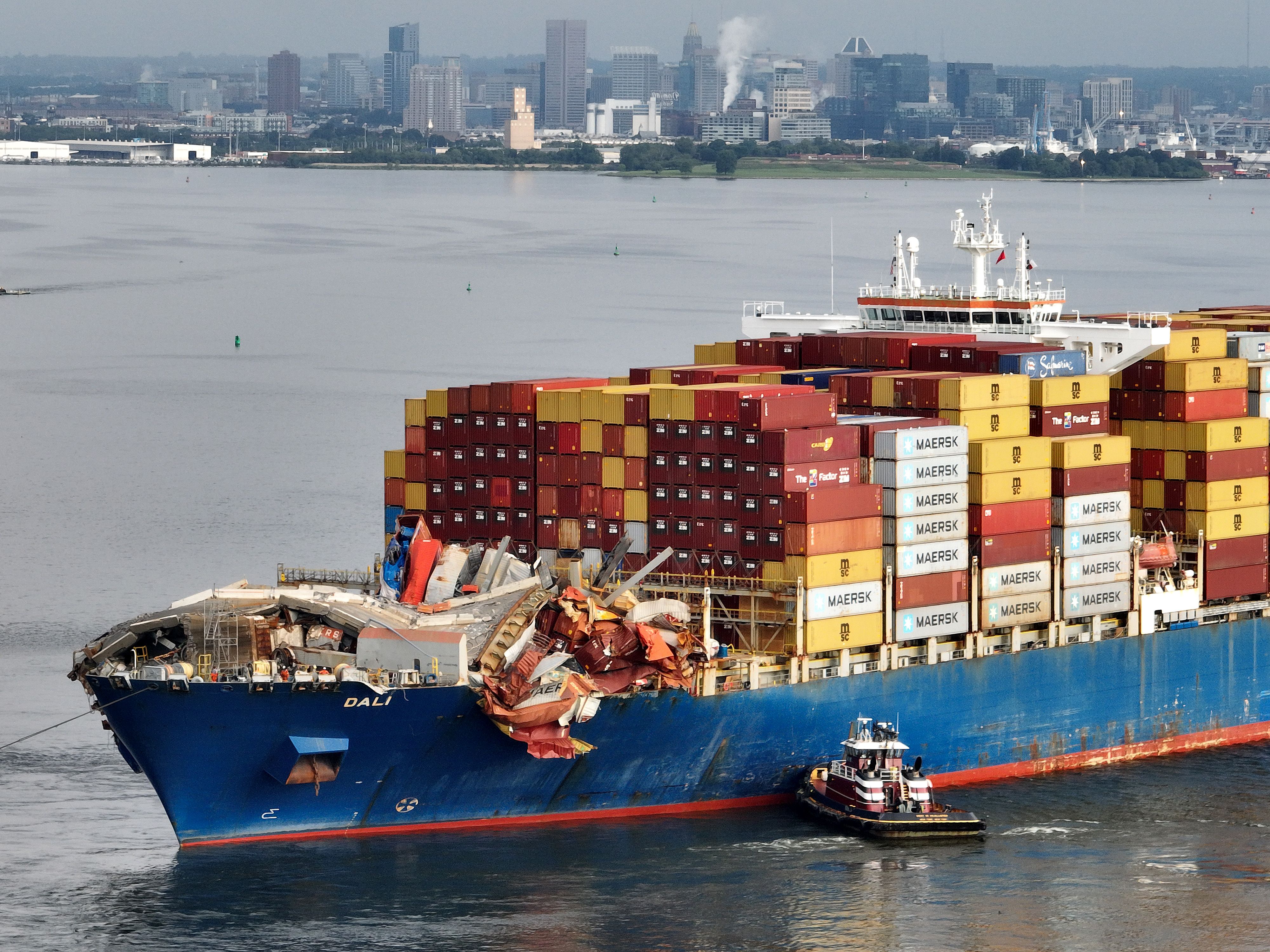 Cargo Ship Causing Baltimore Bridge Collapse Finally Moved