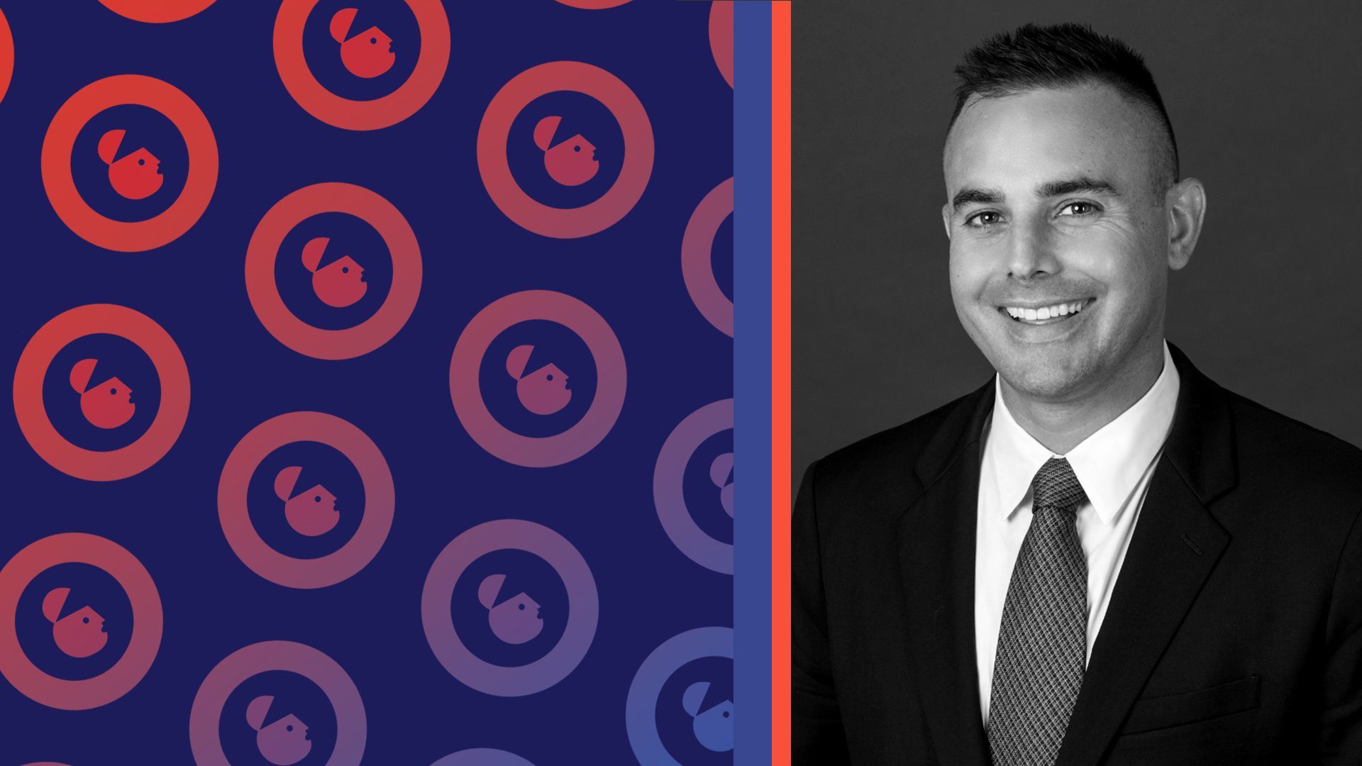 Photo illustration of Lance Pillersdorf with the logo of Advertising Week.