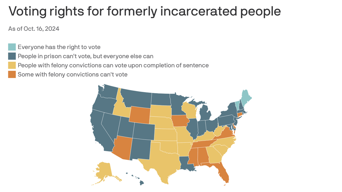 Washington state law lets more people with felony convictions vote ...
