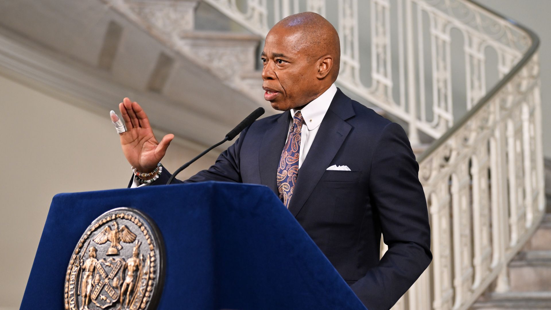 New York City Mayor Eric Adams