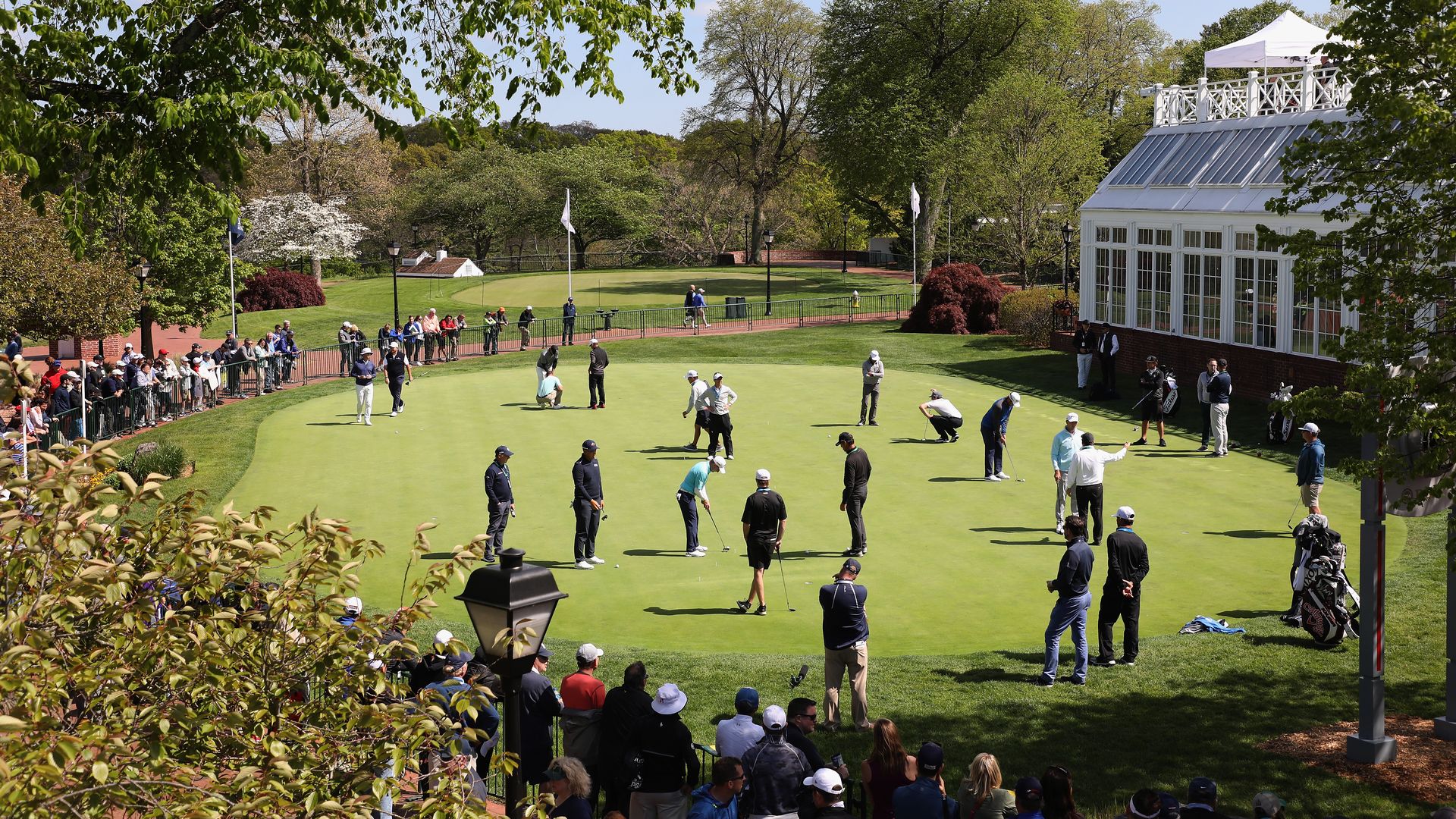 Putting green at Bethpage Black