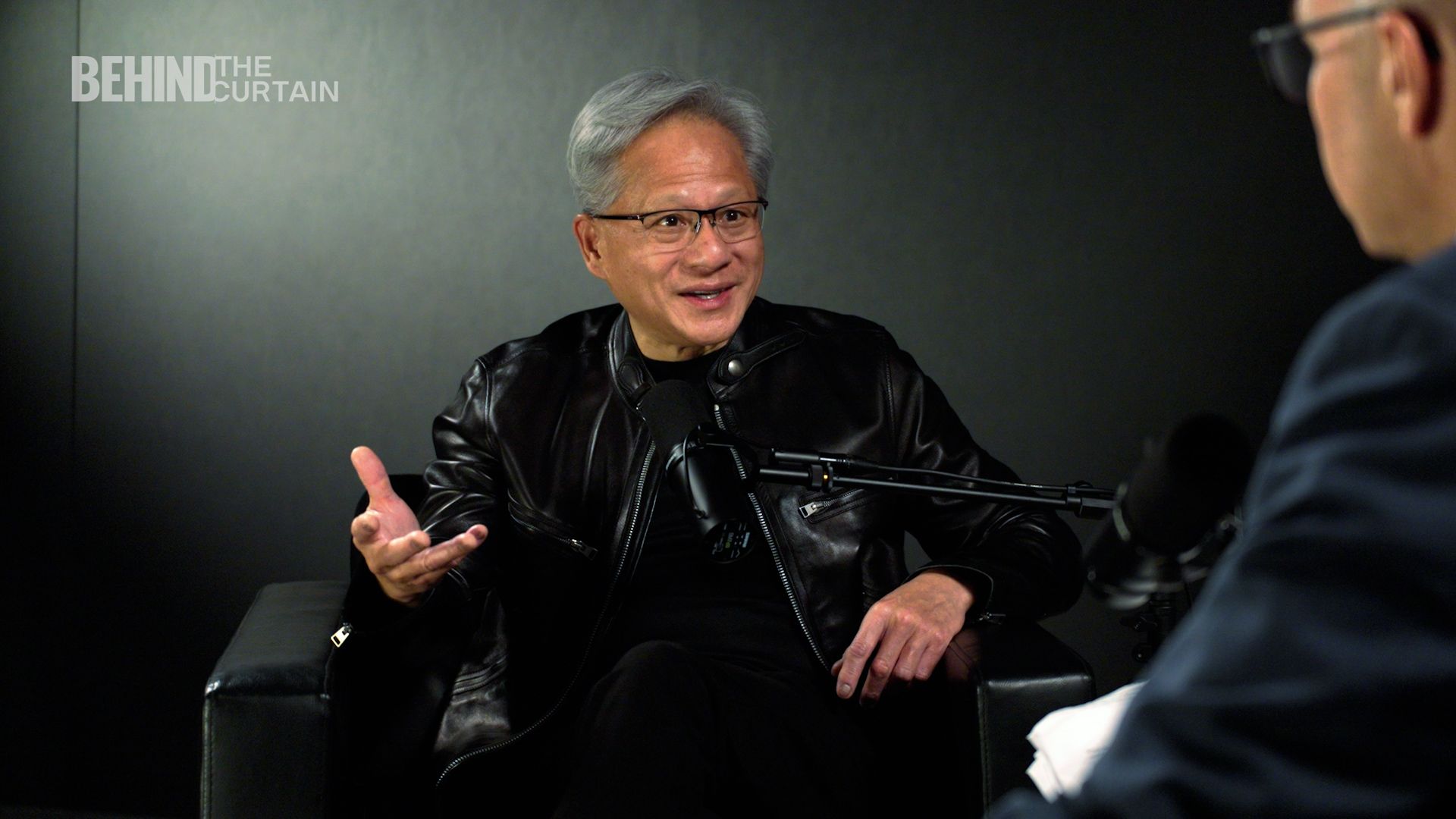 Mike interviews Nvidia CEO Jensen Huang in Fort Worth on Tuesday.