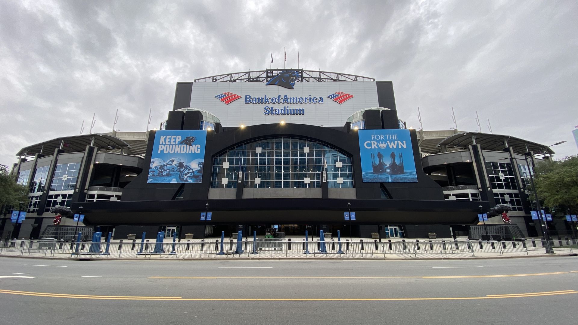 Bank of America Stadium.