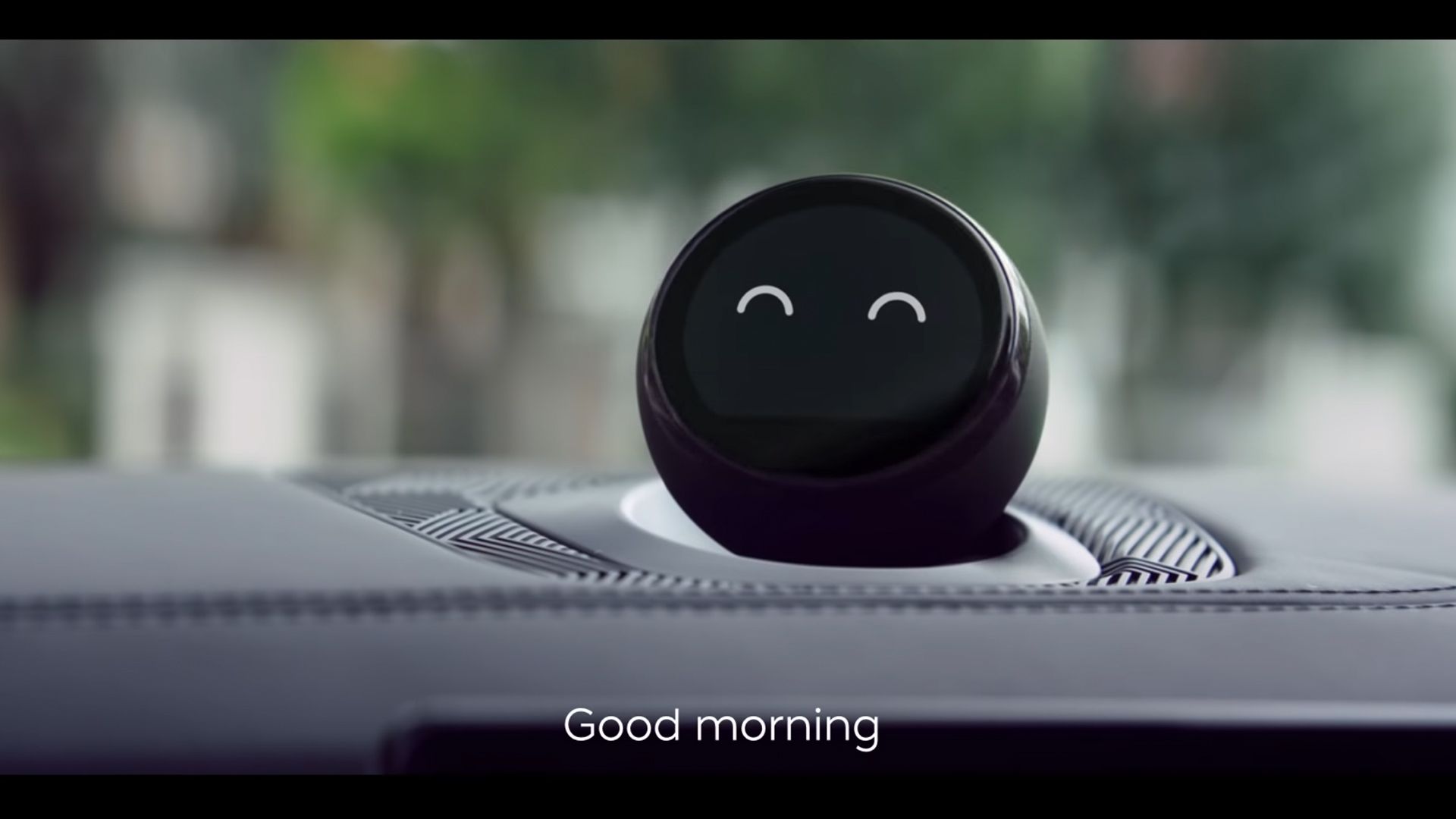 Image of Nomi, an AI-enabled digital assistant in a car produced by Chinese startup, NIO. 