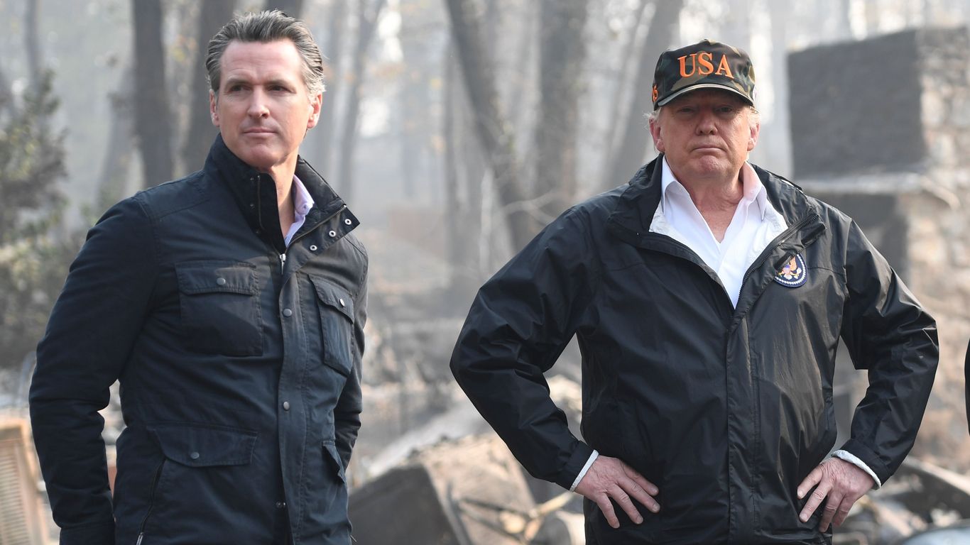 California wildfires: Trump threatens to cut federal aid