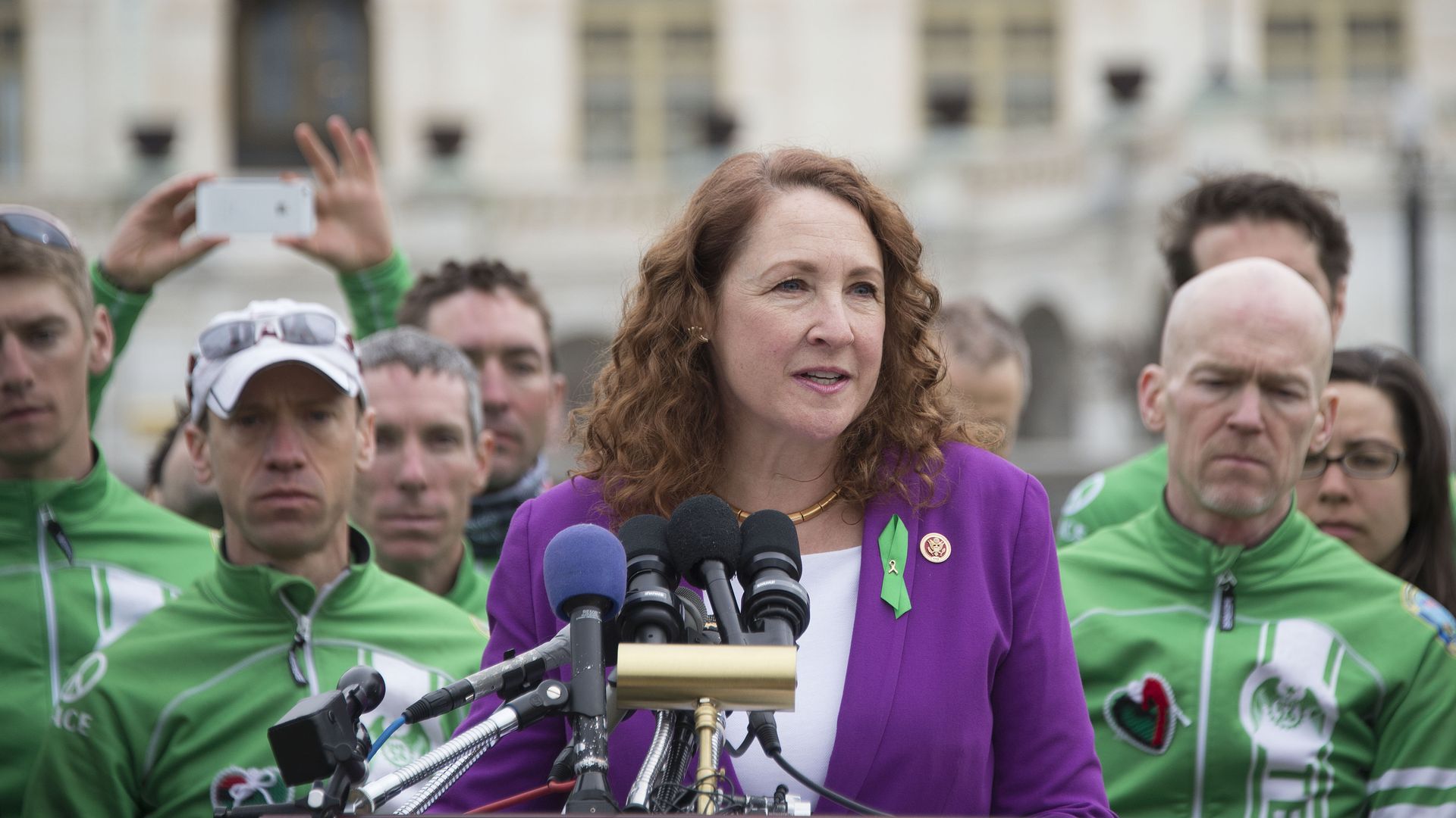 Congresswoman Elizabeth Etsy (C), D-Connecticut