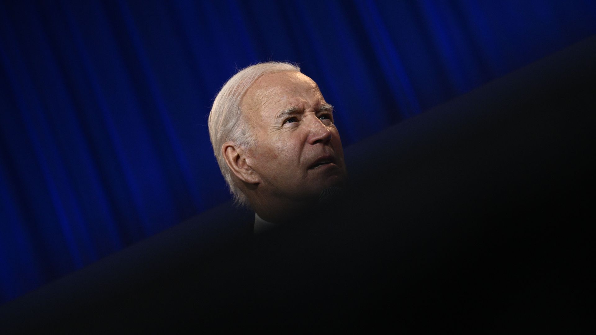 US President Joe Biden speaks at the Truman Civil Rights Symposium at the National Archives in Washington, DC