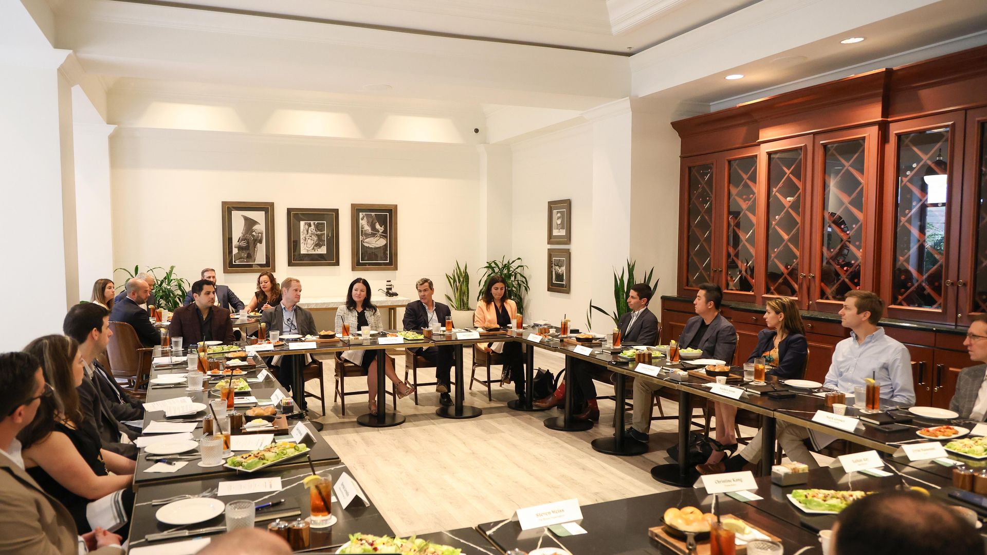 Photo of participants at the Axios BFD Miami Health Tech roundtable. 