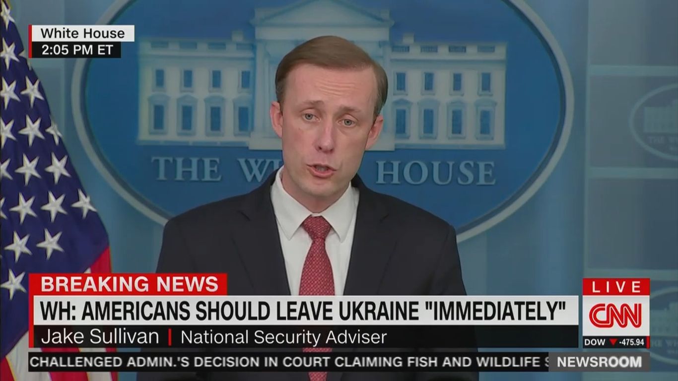 U.S. warns threat of Russian invasion of Ukraine is "immediate"