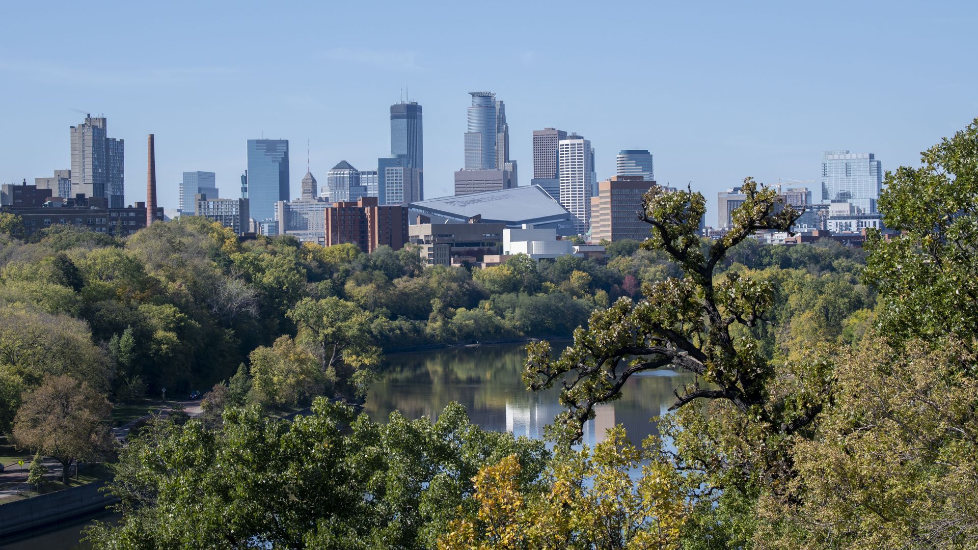 The Minneapolis skyline