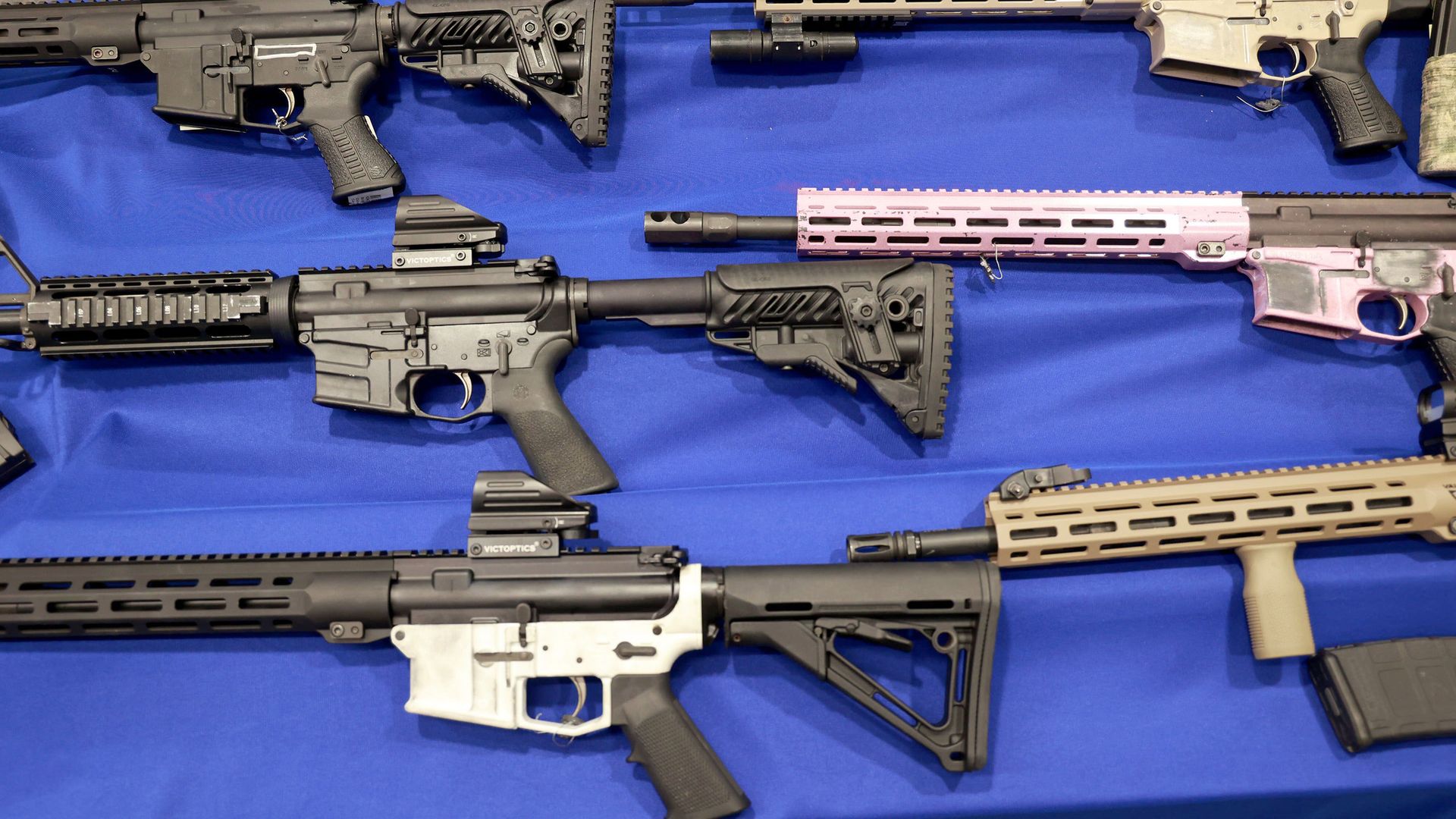 The use of untraceable ghost guns, pictured here, have becoming prolific in Philadelphia.