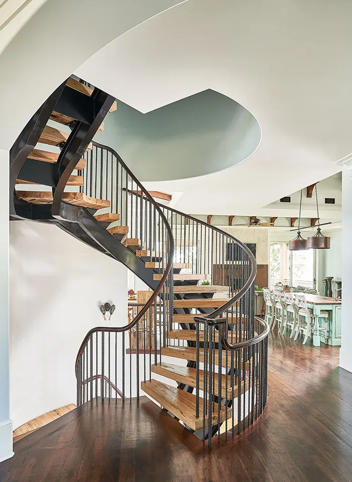 16700 Tinker Place spiral stairs