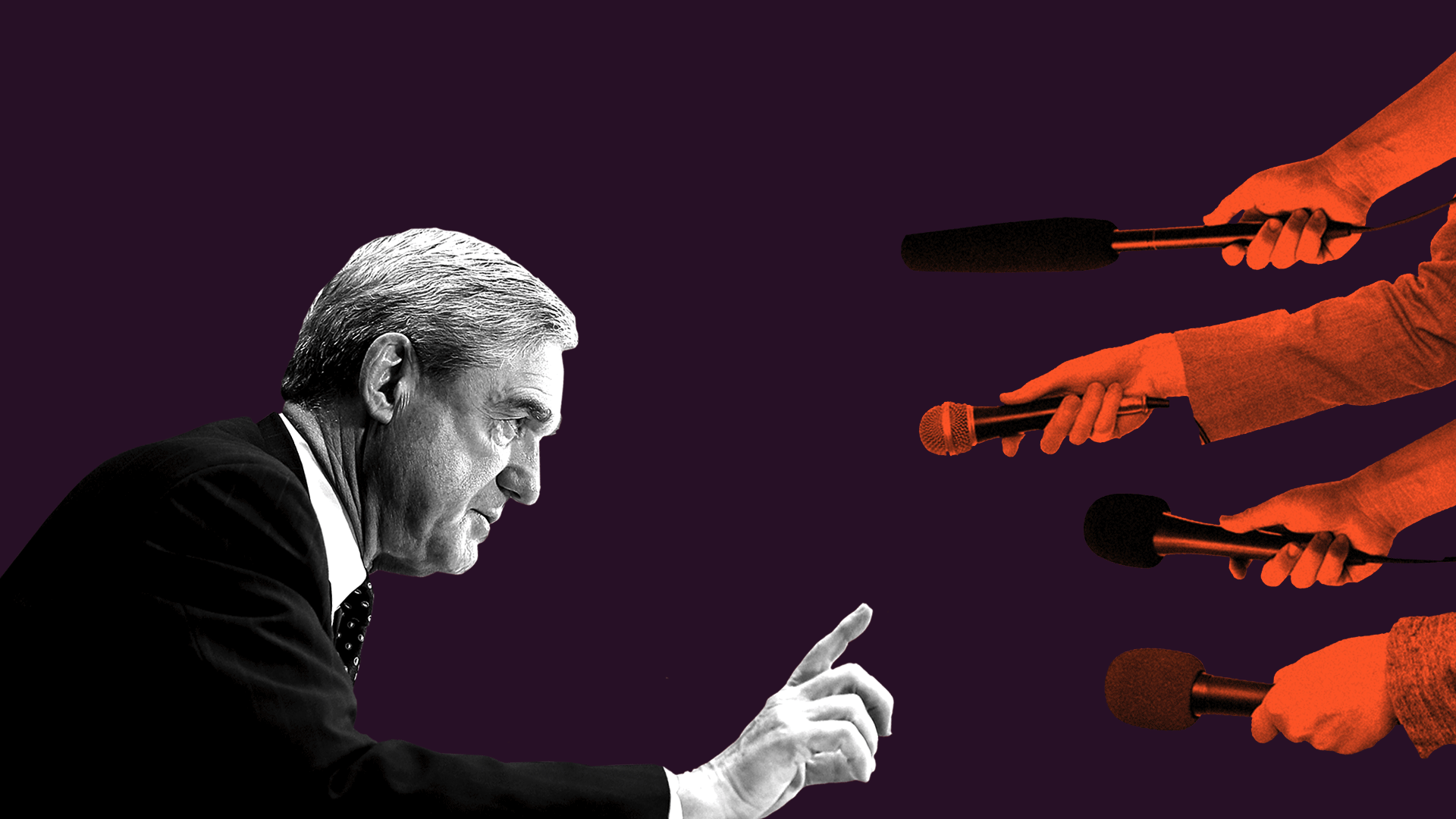 Robert Mueller facing microphones
