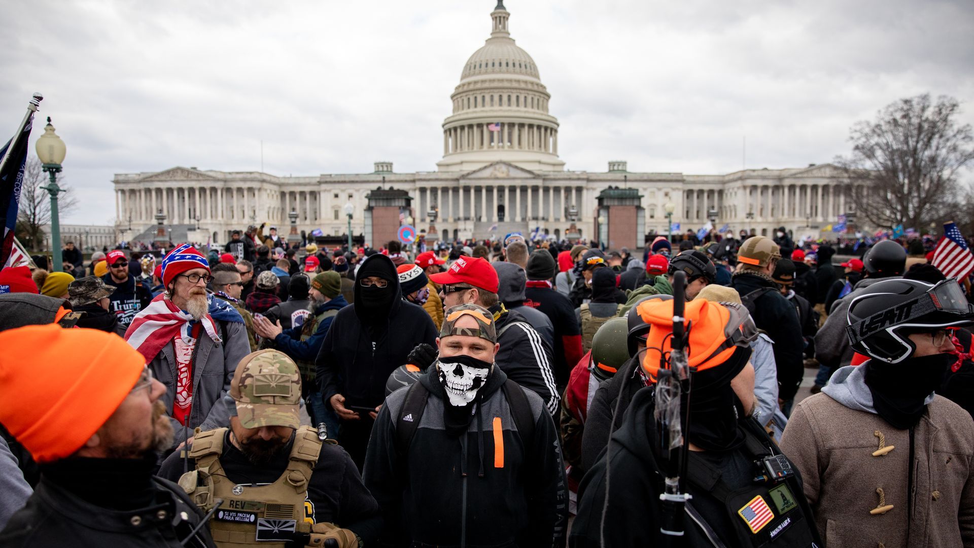 Proud Boys at the Capitol on Jan. 6