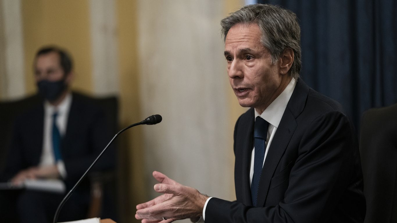 Blinken tells EU counterparts U.S. is ready to open talks with Iran