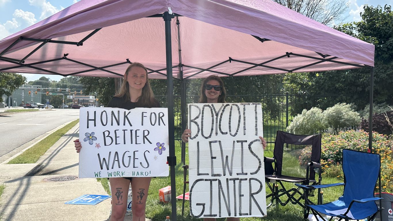 Lewis Ginter workers dig in as wage dispute drags on