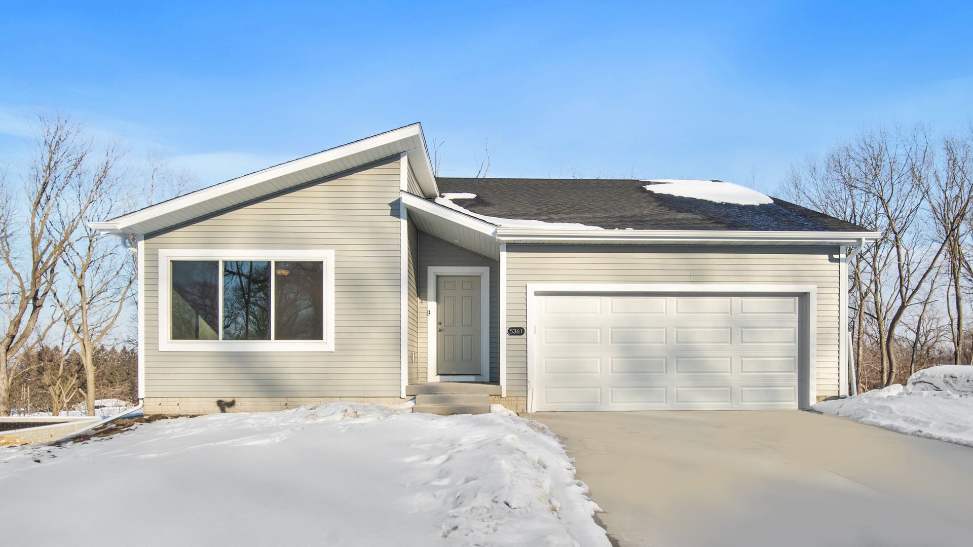 A new construction home under Hubbell Homes' Discovery Series. Photo courtesy of Hubbell Homes.