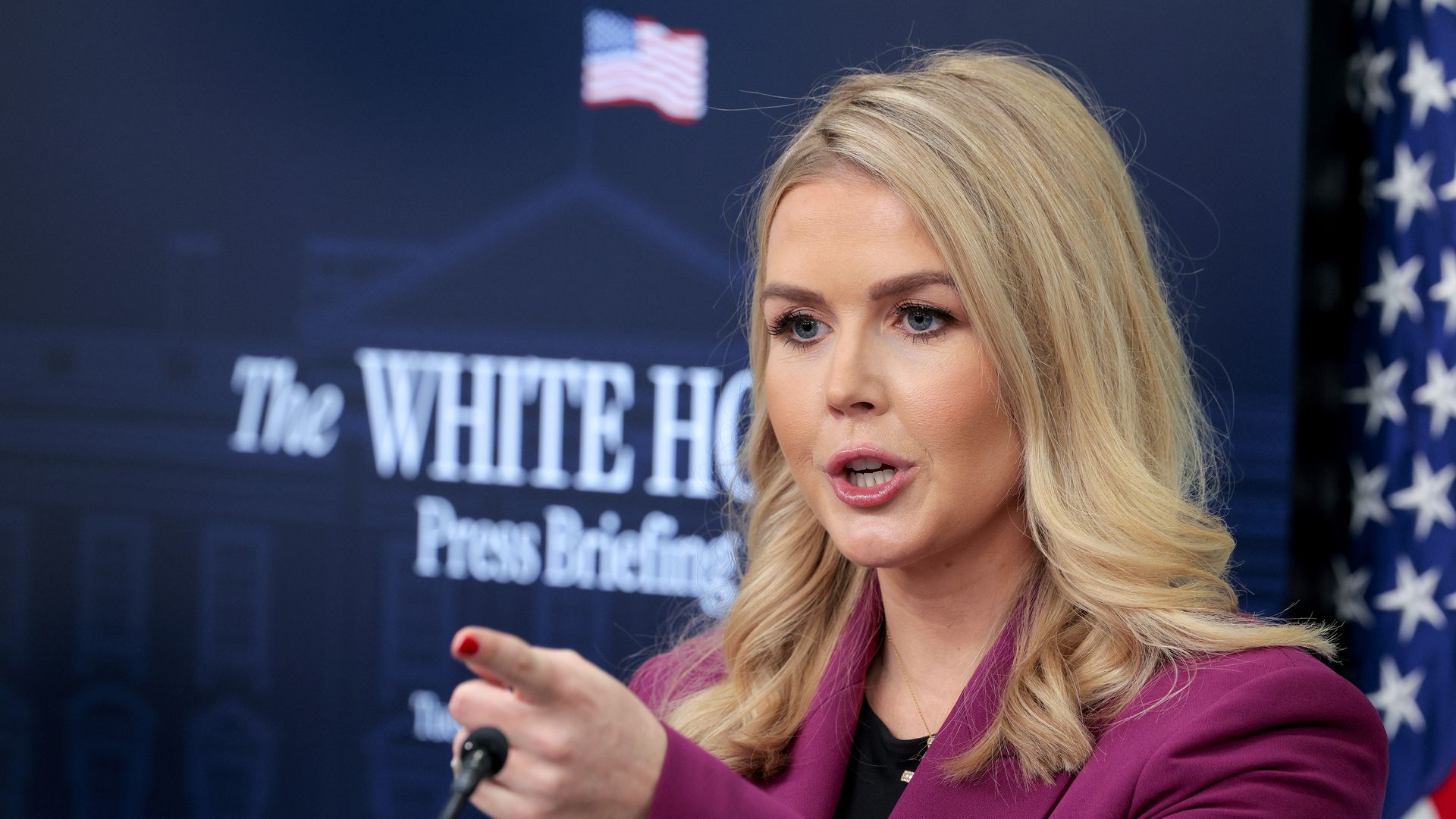 Press Secretary Karoline Leavitt vows to hold media accountable for "lies"