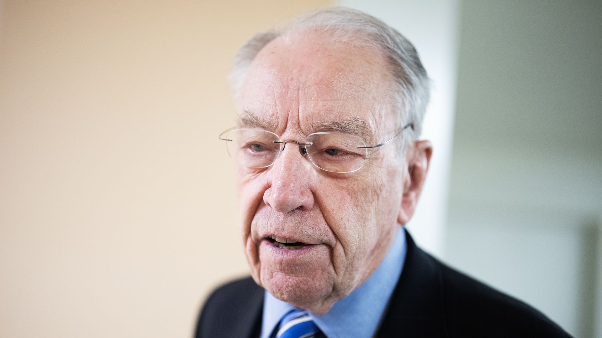 Sen. Chuck Grassley speaks at the Capitol