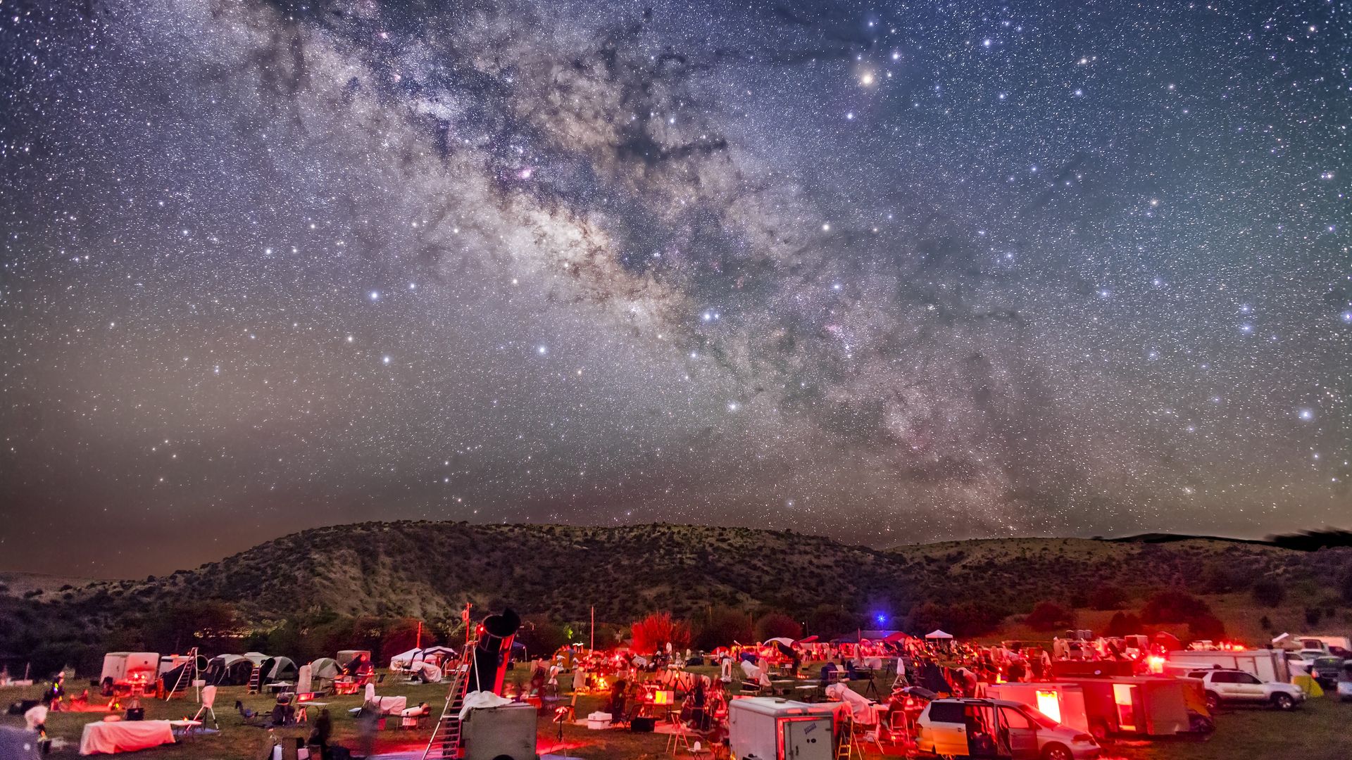 The Milky Way, as seen over Fort Davis, Texas