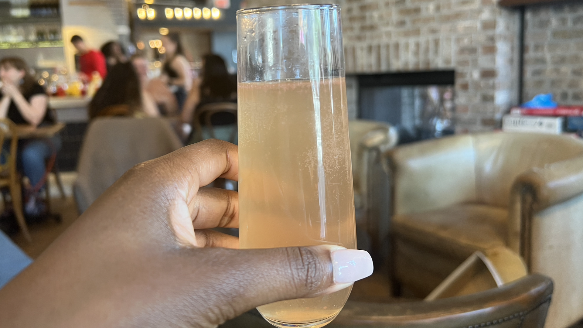 A peach mimosa.