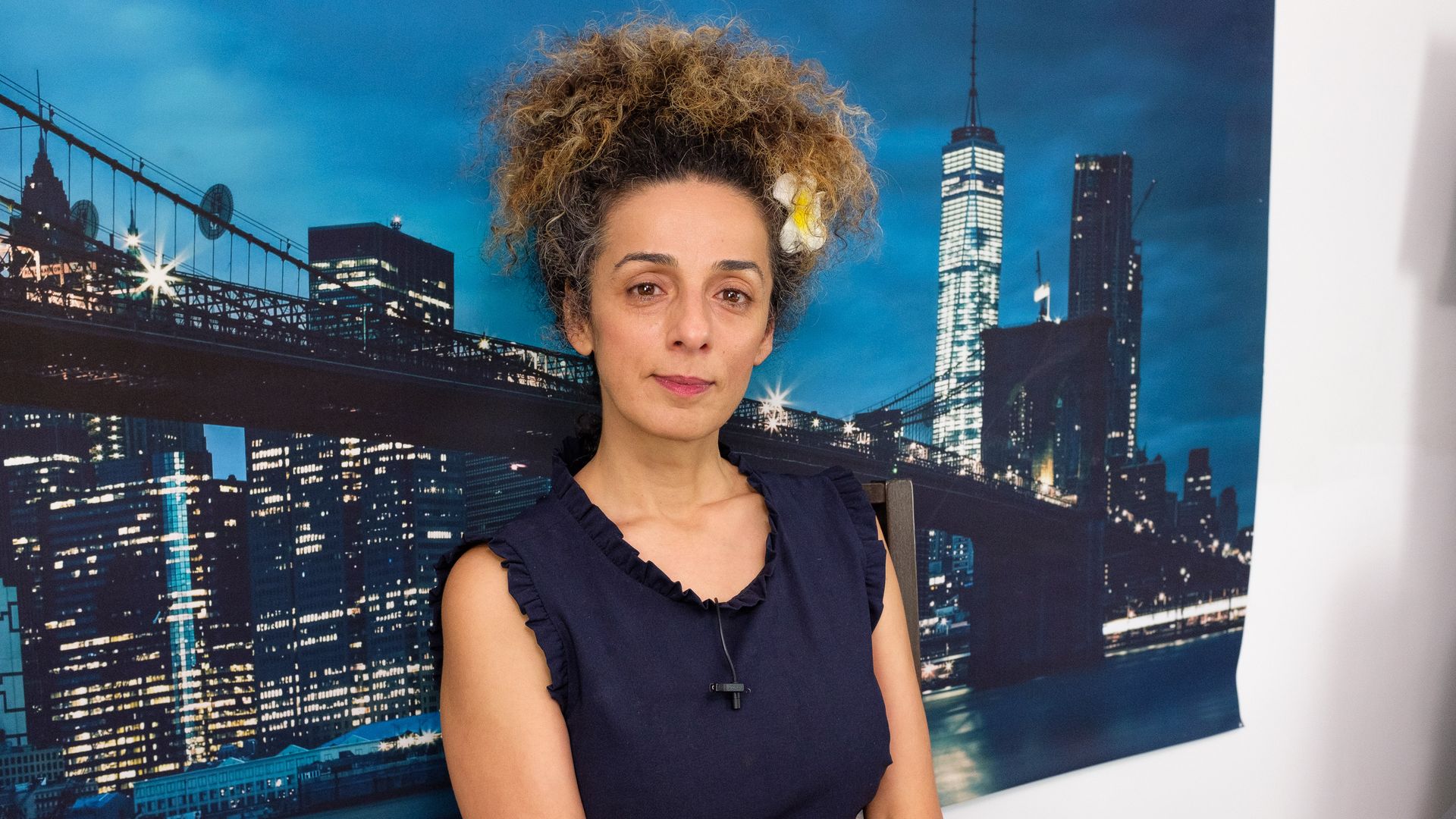 Masih Alinejad is pictured in Brooklyn, New York City on Tuesday, July 13, 2021.