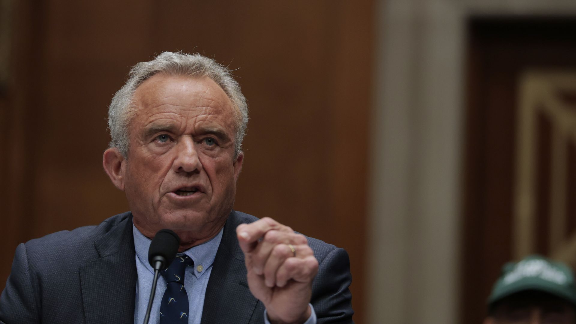 U.S. Secretary of Health and Human Services Robert F. Kennedy Jr. testifies before the Senate Committee on Health, Education, Labor, and Pensions on Capitol Hill on May 14, 2025.