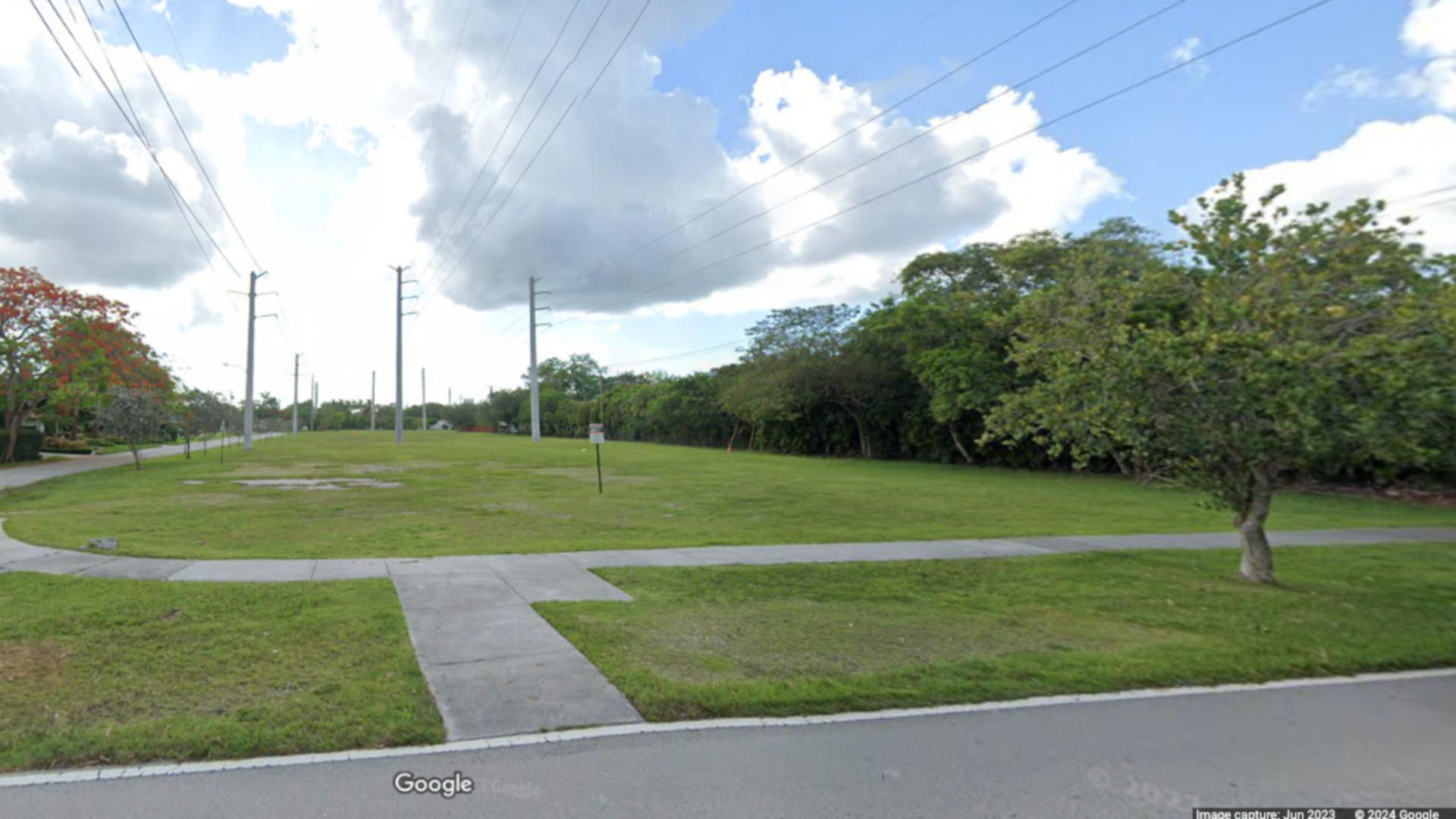 Grassy Palmetto Bay lot