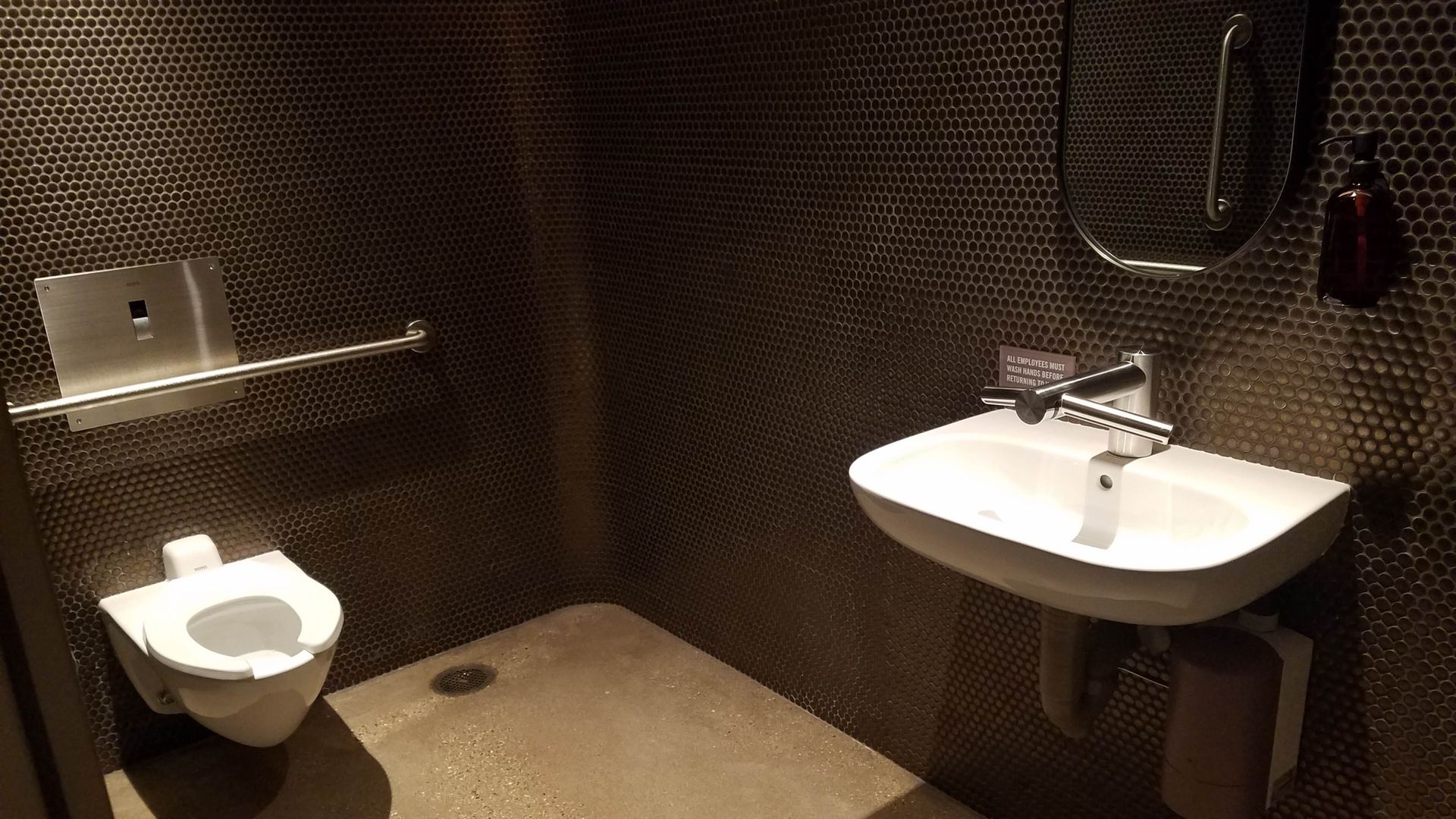 Bathroom sink.