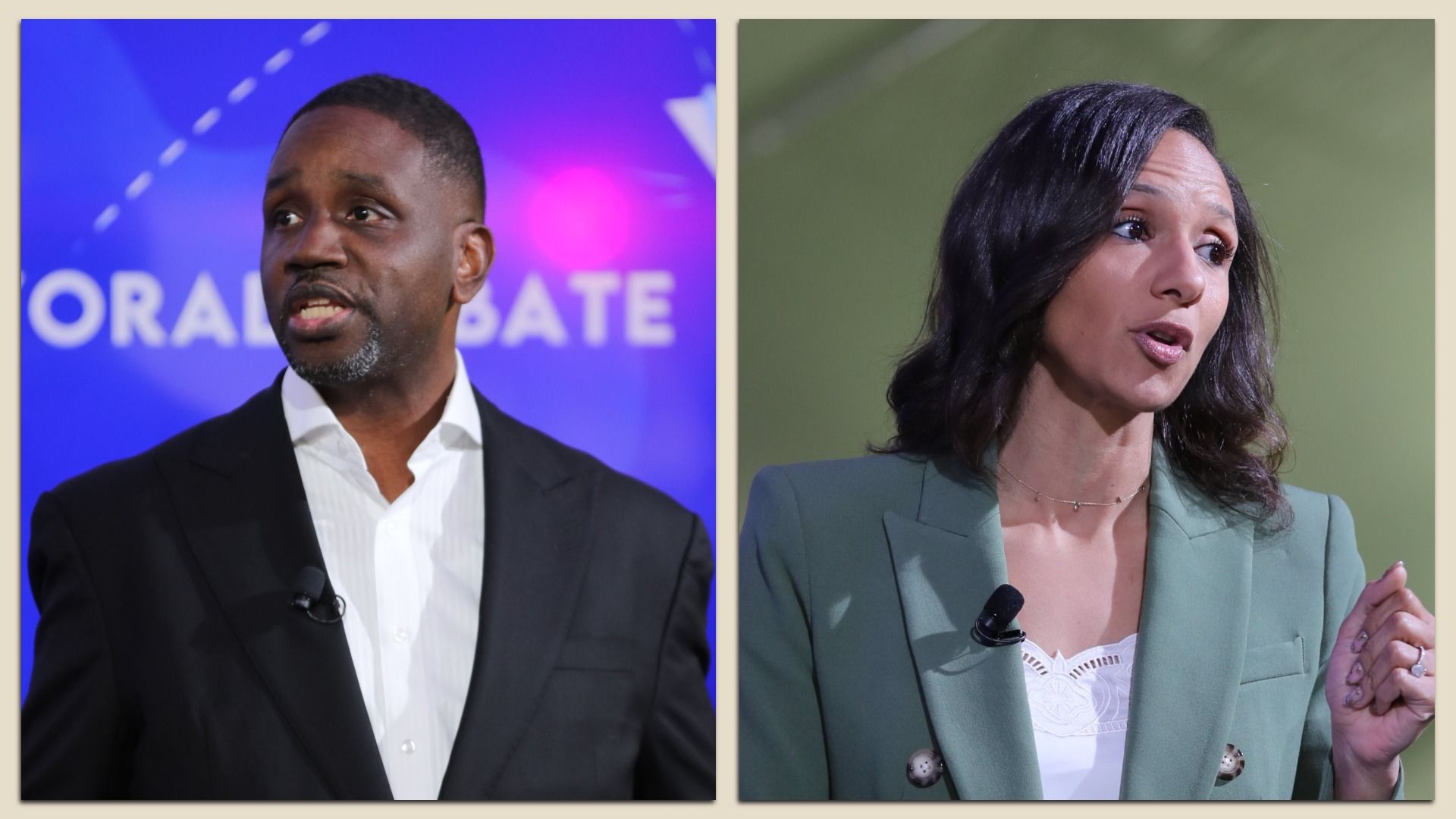 Kinloch and Sheffield headshots side by side