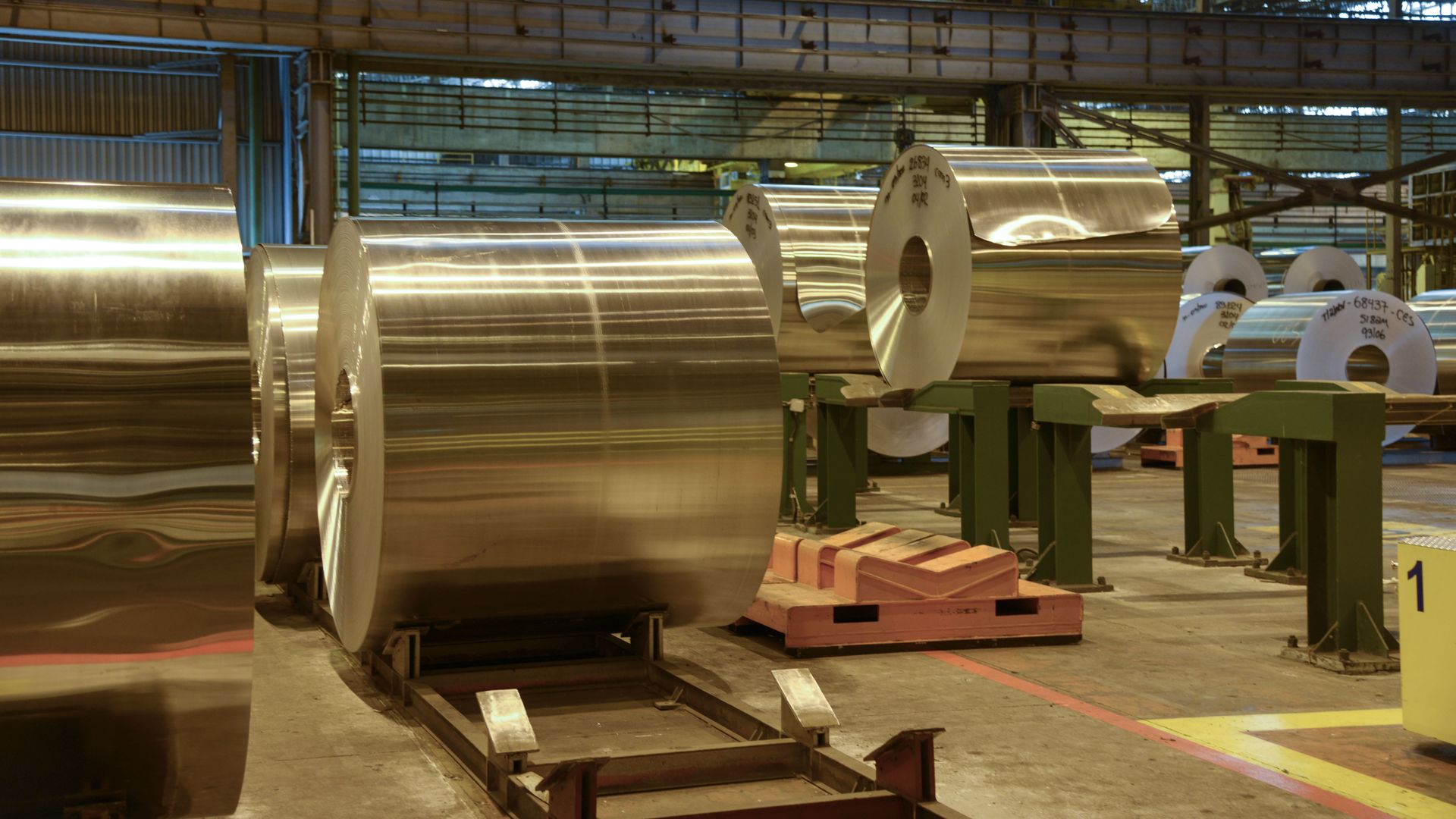 An aluminum factory in Brazil