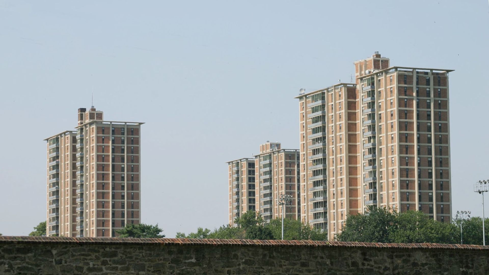 The West Park apartment complex in West Philadelphia