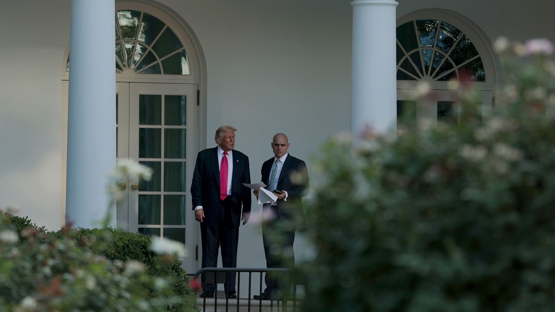 This is James Blair with President Trump