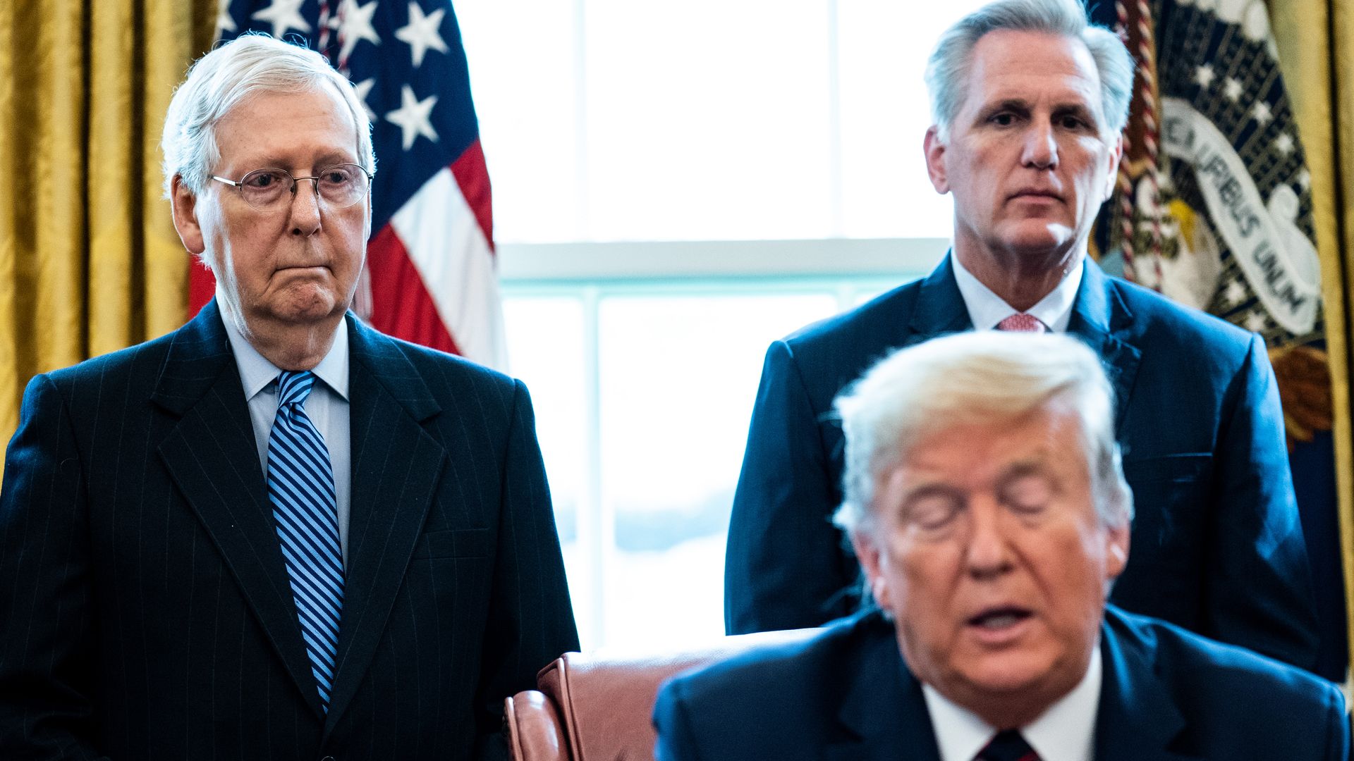 McConnell, McCarthy and Trump