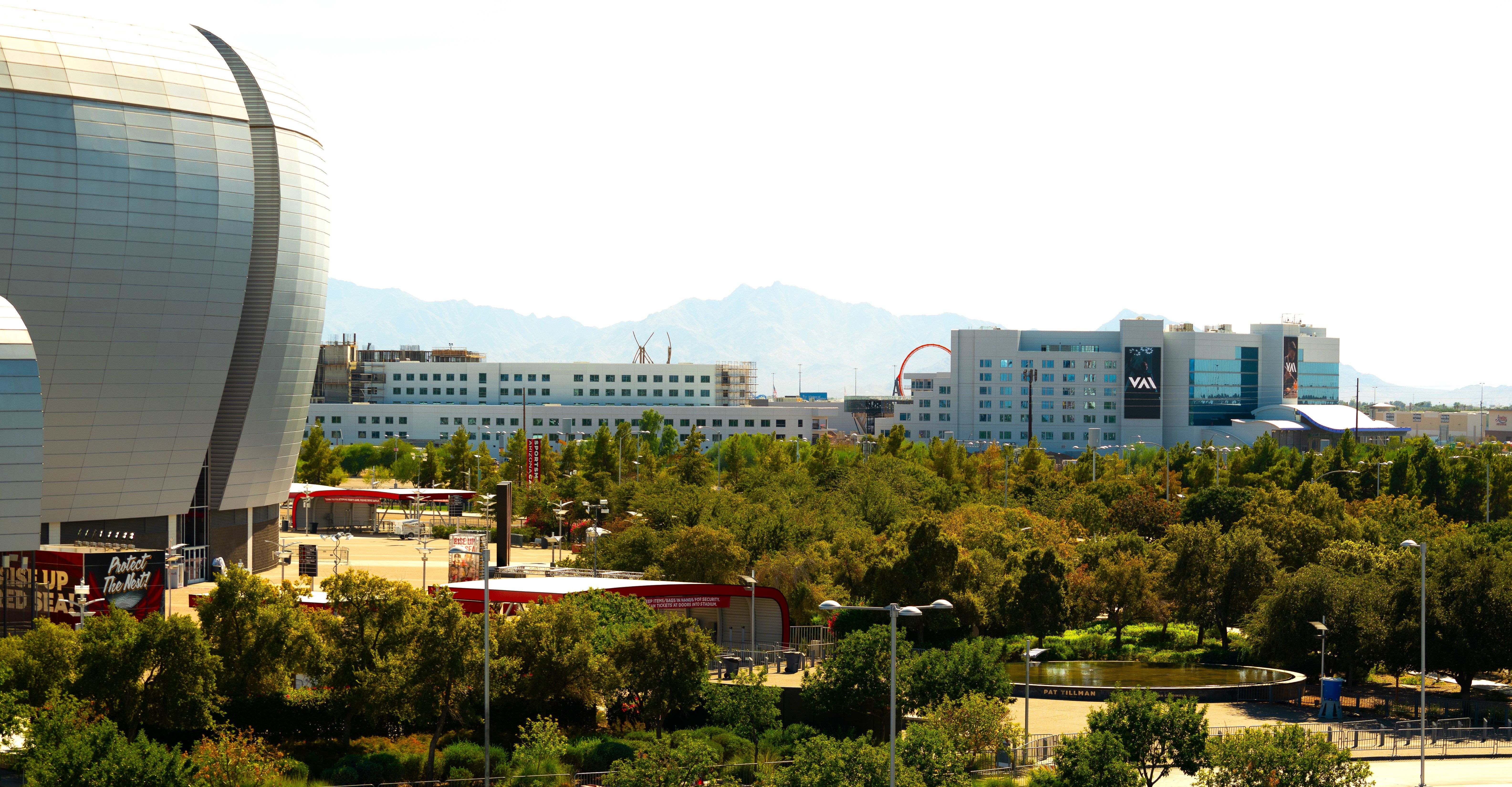 An under construction resort. 