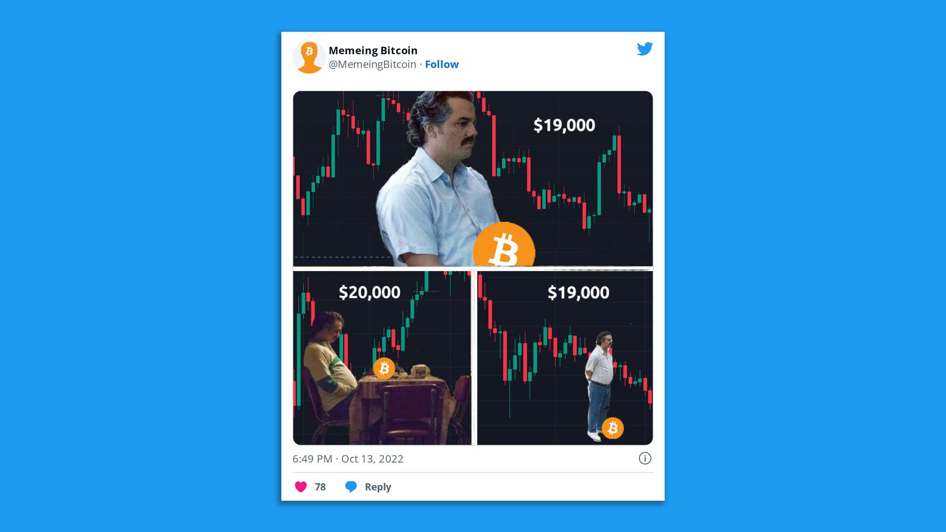 Bitcoin the stablecoin joke.
