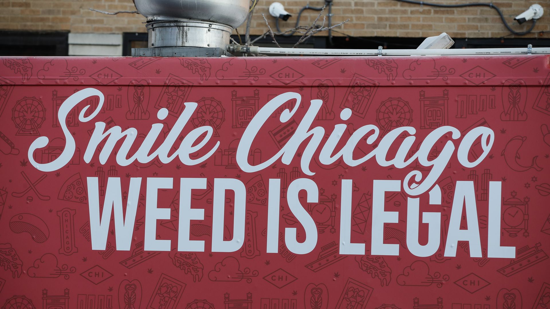 Weed sign