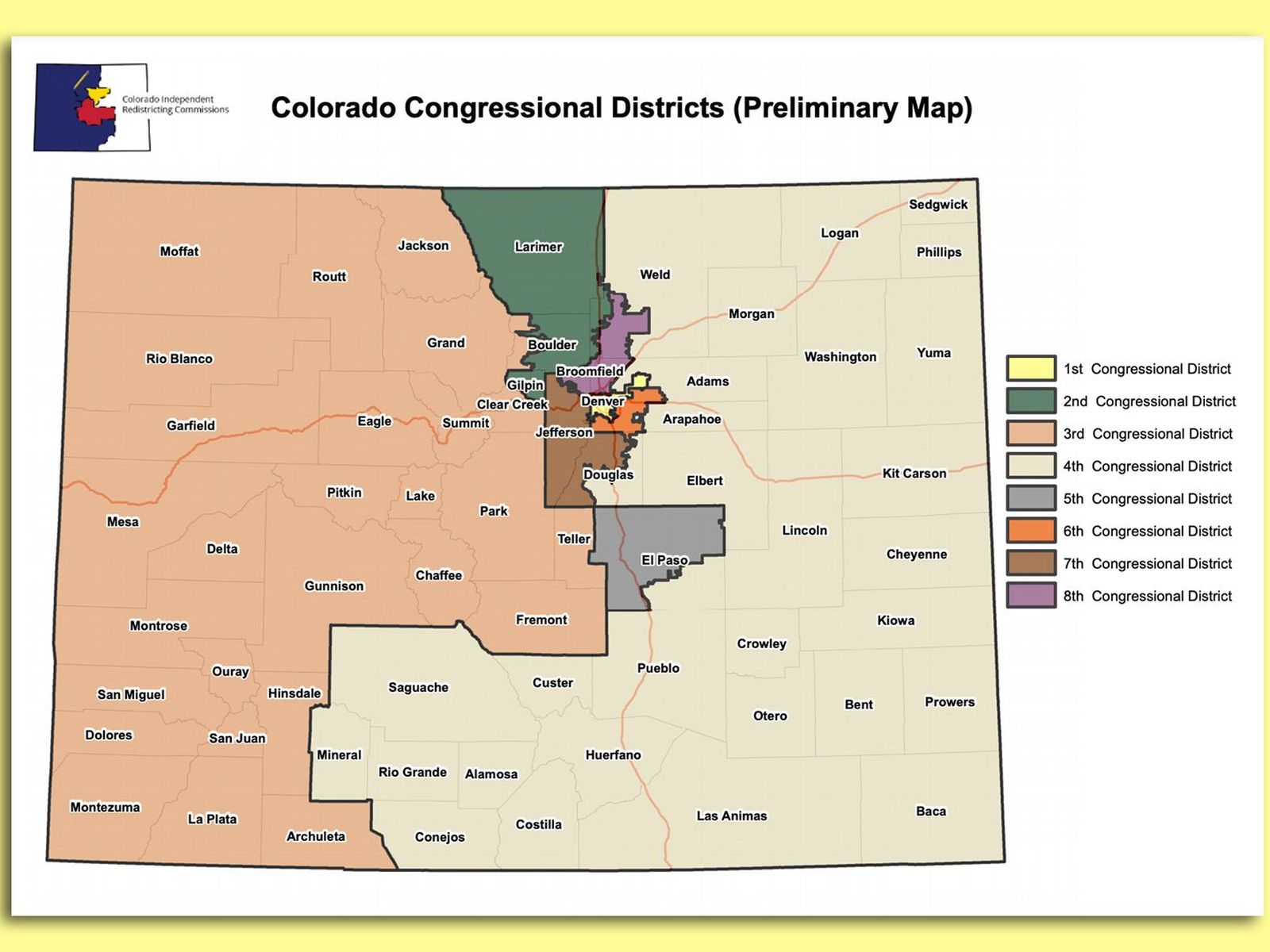 Map Of Colorado Congressional Districts Janka Magdalene
