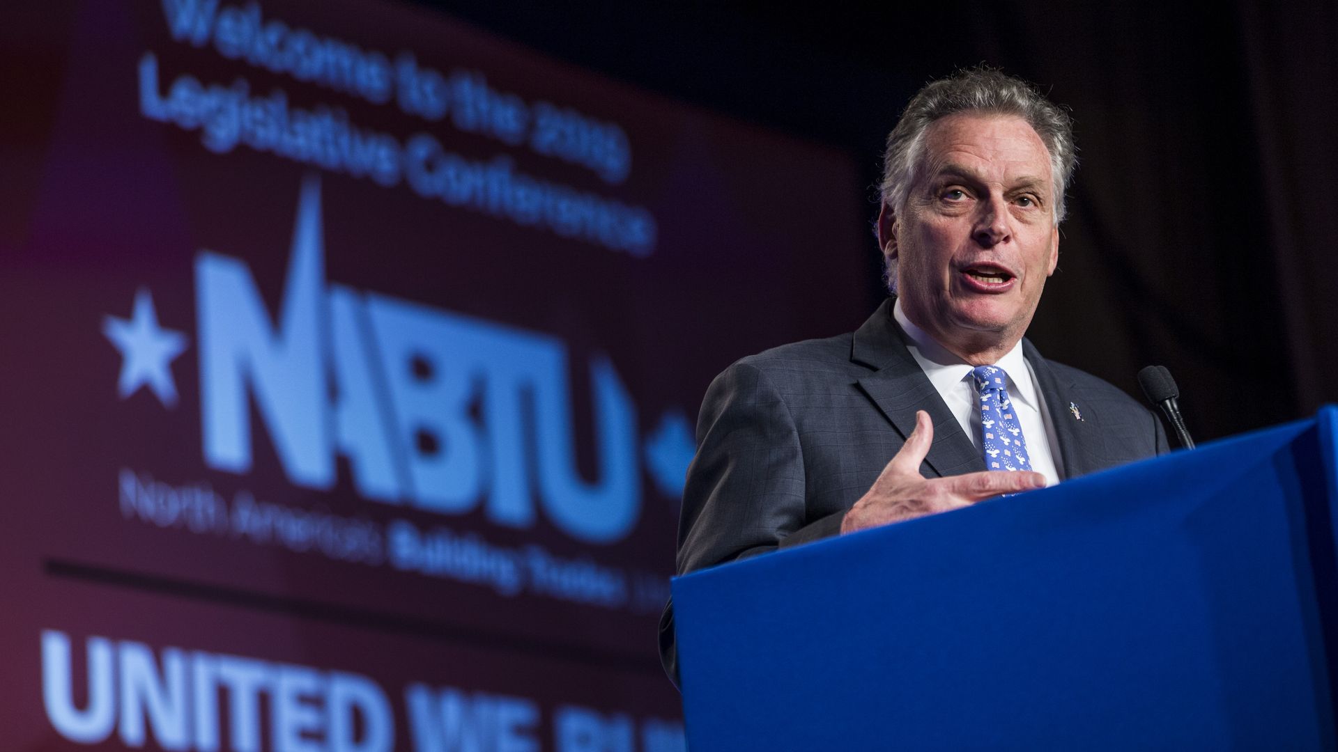Former Virginia Governor Terry McAuliffe 