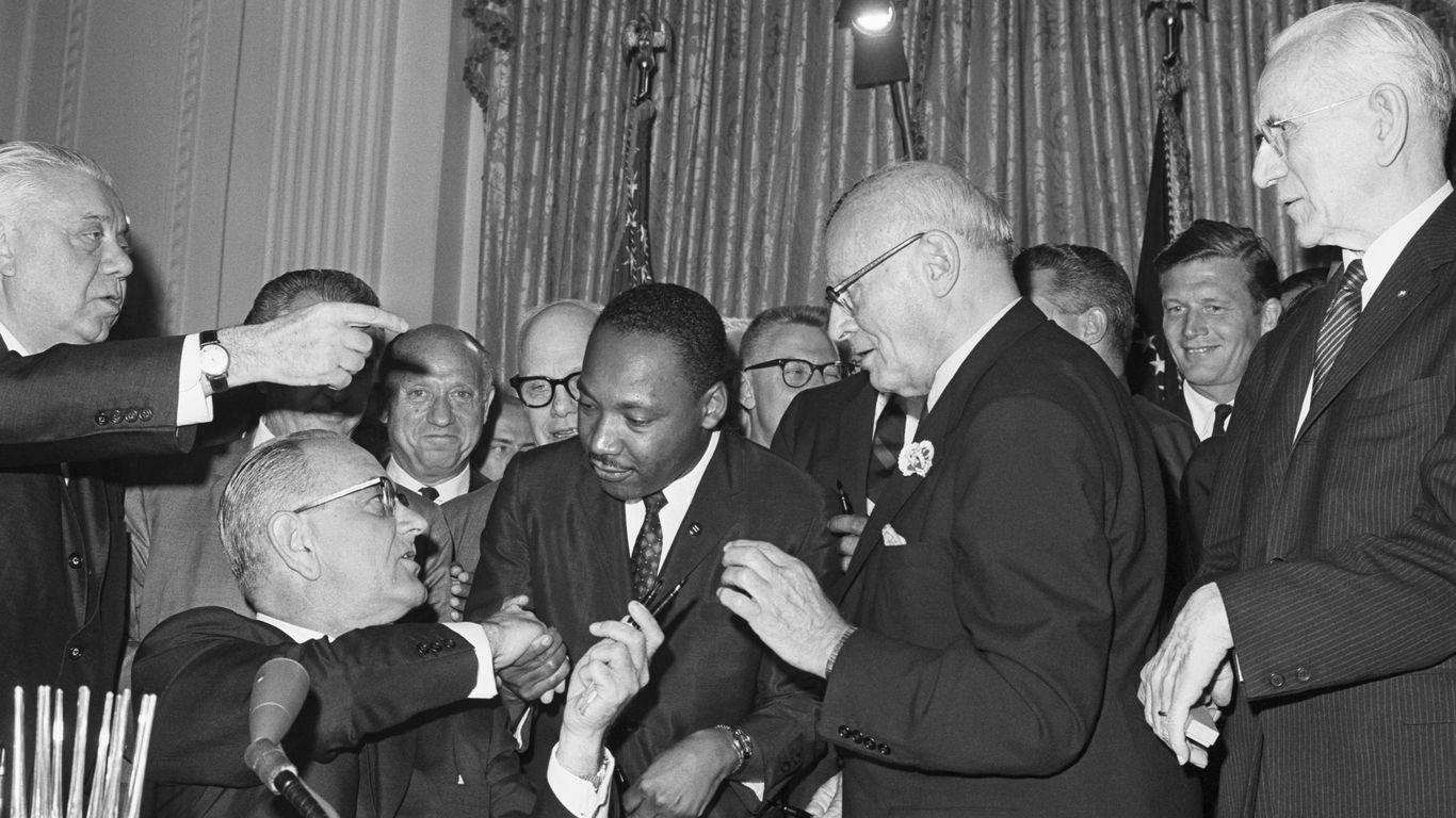 Civil rights act signed into law 60 years ago axios atlanta
