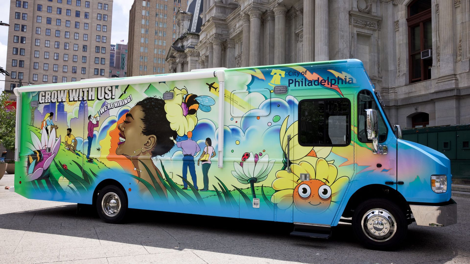 Philadelphia's Hiring Bus