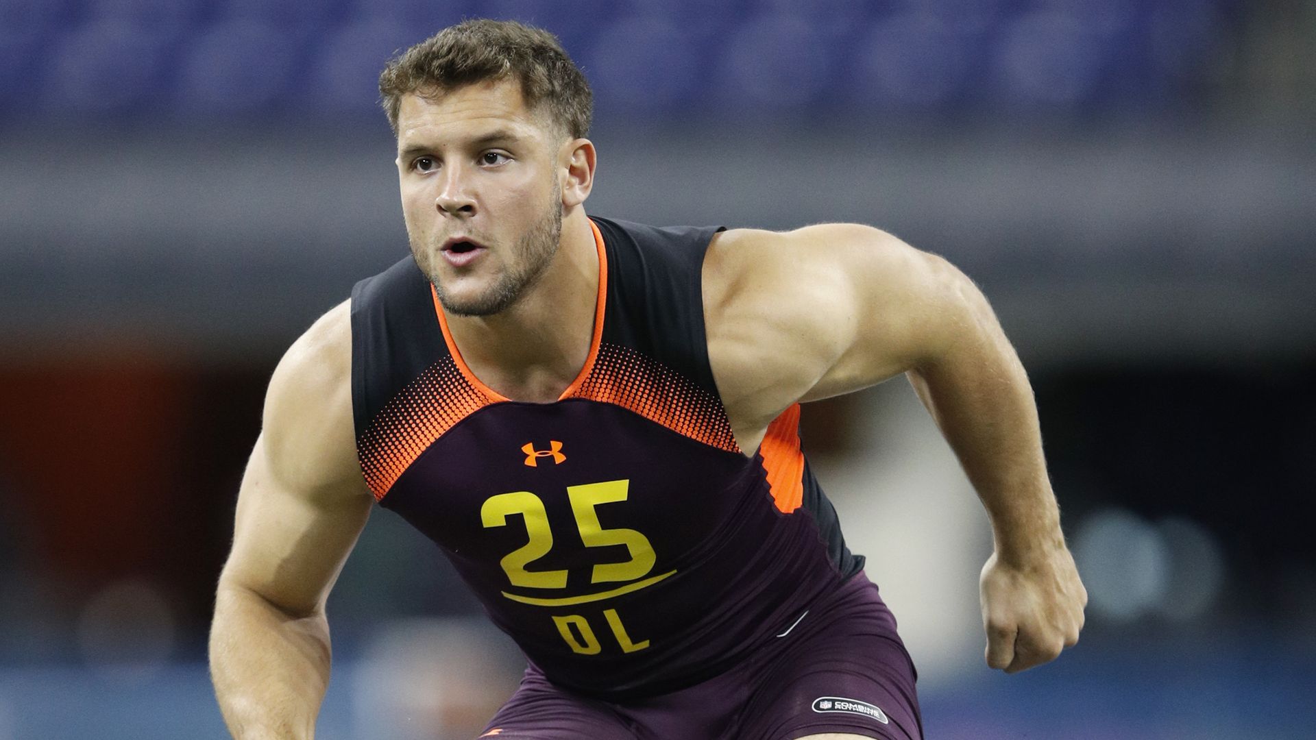 Nick Bosa at the NFL combine