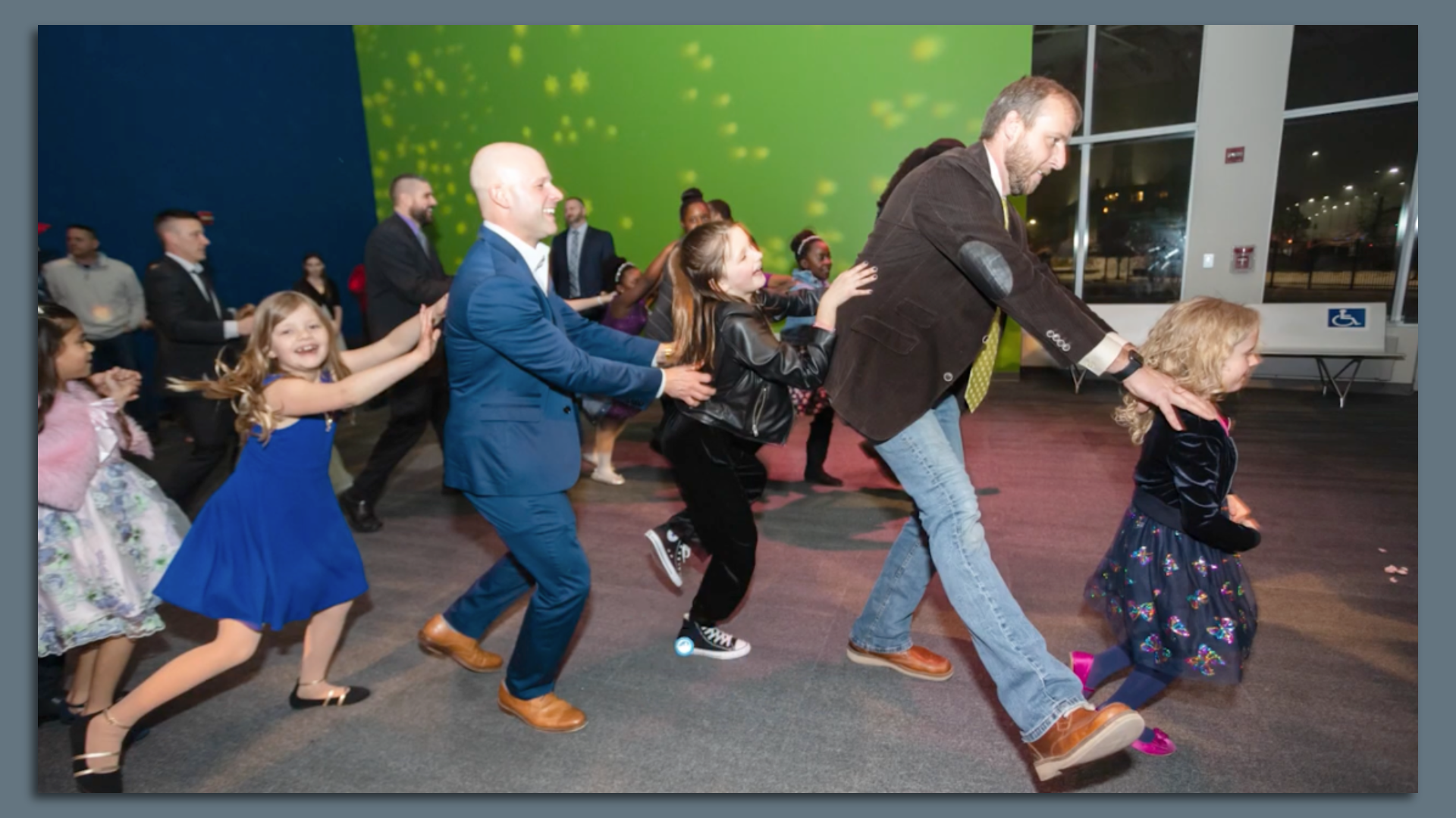 A photo of a dance.